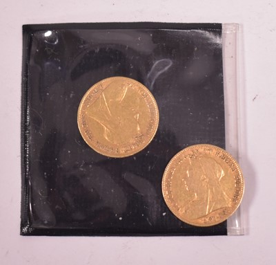Lot 11A - Two gold half sovereigns