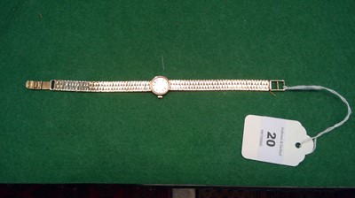 Lot 20 - 9k gold Lady's Rolex Precision cocktail watch
