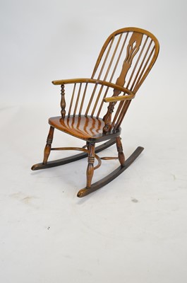 Lot 540 - 19th Century Windsor rocking chair