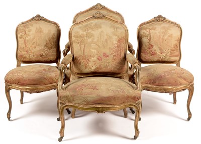 Lot 819 - Four early 19th Century fauteuils