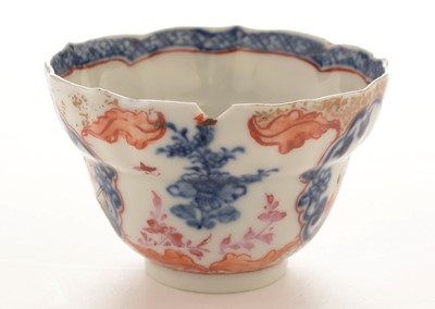 Lot 419 - Chinese teapot and cover, tea bowl and saucer