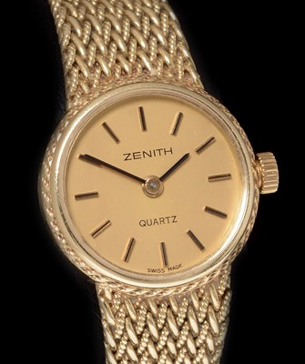 Lot 28 - Zenith 14k gold lady's cocktail watch