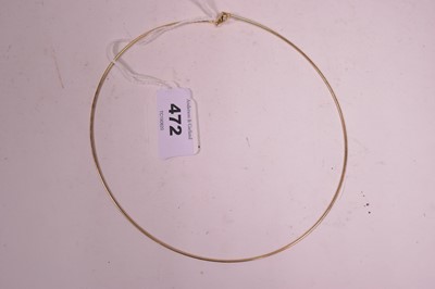 Lot 472 - 18ct yellow gold necklace chain