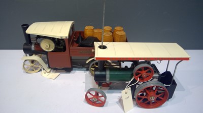 Lot 1216 - Two Mamod steam traction engines.