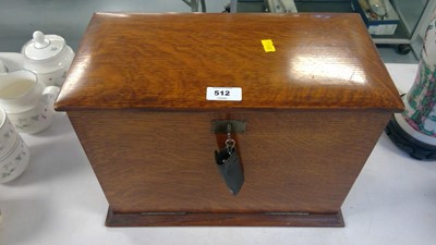 Lot 512 - Writing box