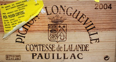 Lot 350 - Chateau Pichon Longueville Comtesse de Lalande 2004
