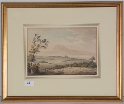 Lot 43 - Attributed to William Wilson - watercolour.