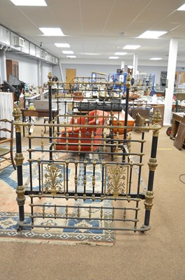 Lot 946 - Brass bed