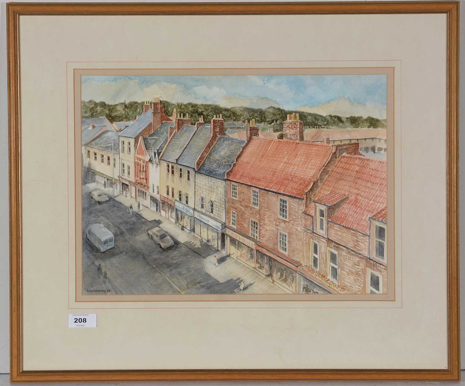 Lot 208 - Ivan Webley - watercolour.