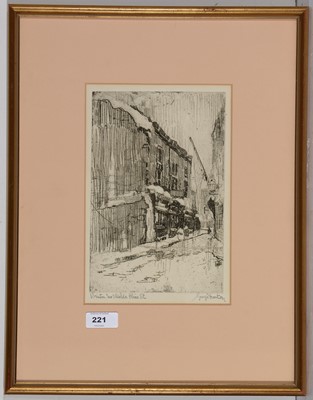 Lot 221 - George Horton - etching.