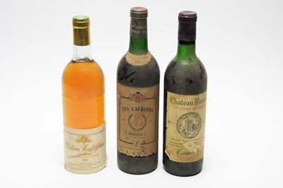 Lot 417 - Chateau Haut Giron 1986; and two other bottles.