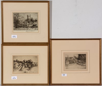 Lot 226 - Frederick Appleyard, and Edward E. Brannan - etchings.
