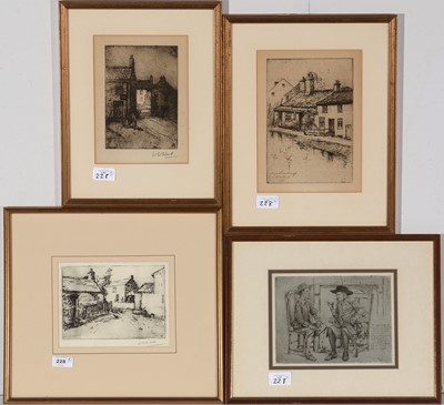 Lot 228 - William Wightman Ward, and R* F* - etchings.