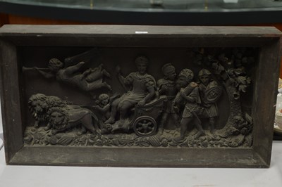 Lot 570 - Carved relief