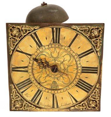 Lot 671 - A hook and spike wall clock by William Humphries