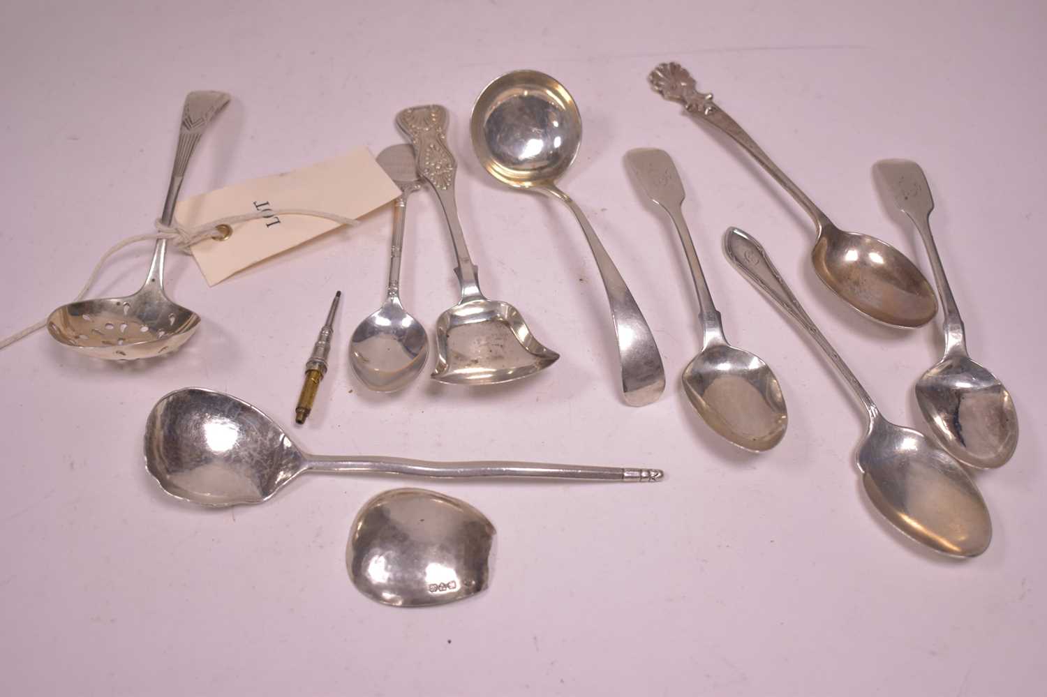 Lot 317 - Keswick School and other silver spoons