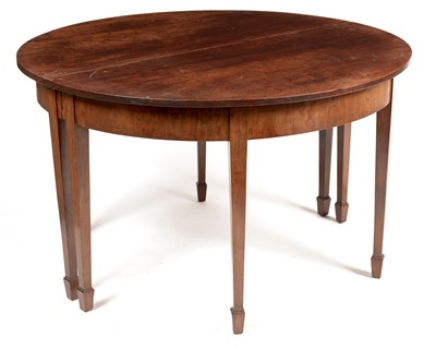 Lot 794 - 20th Century D-end dining table