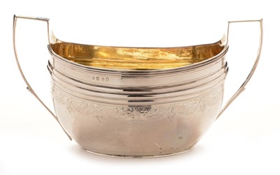 Lot 241 - George III silver two handled bowl