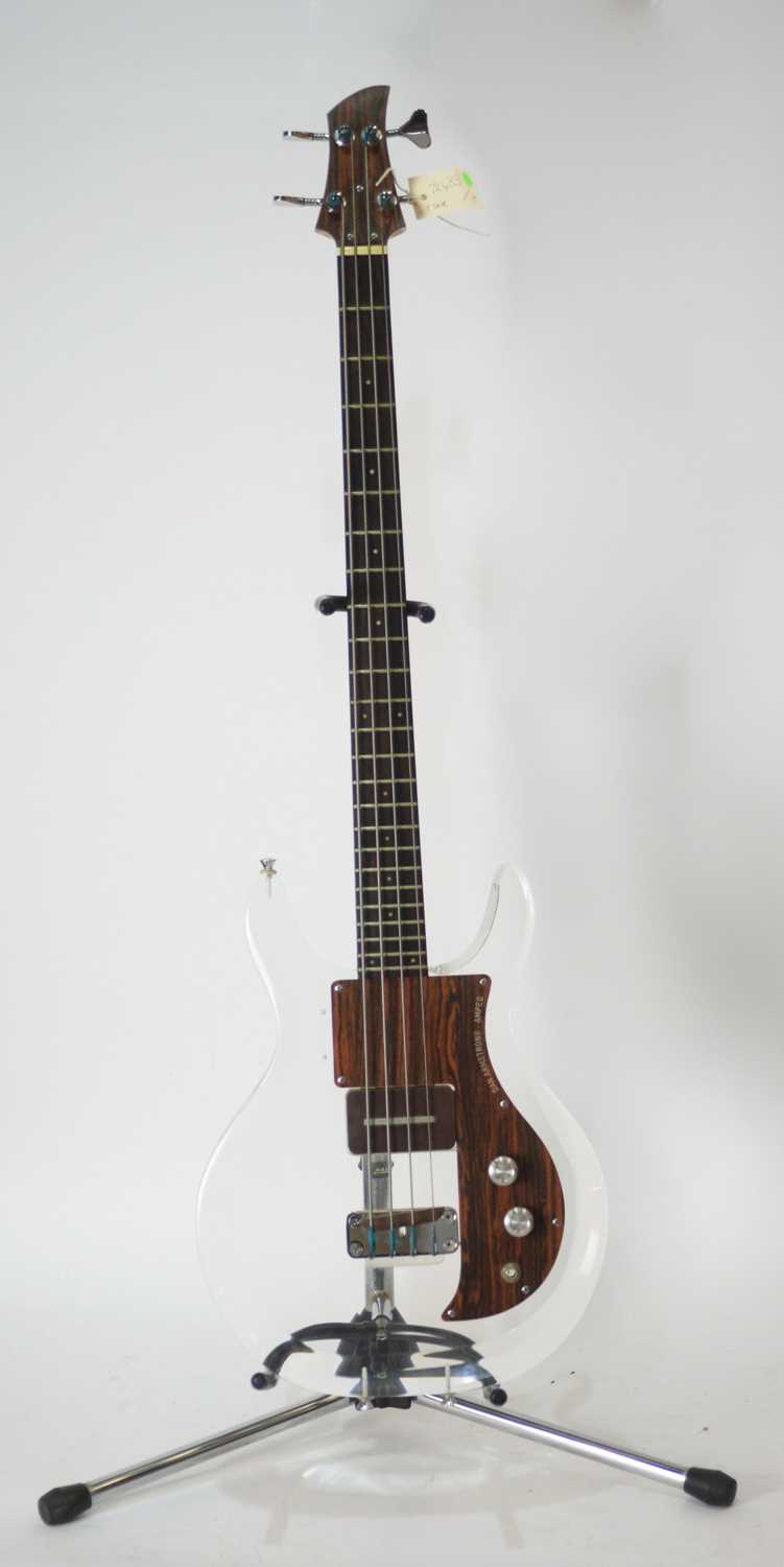 Lot 752 - Dan Armstrong Ampeg Lucite Bass Guitar