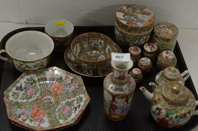 Lot 467 - 19th and 20th Cantonese Famille Rose