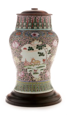 Lot 460 - Chinese famille rose vase