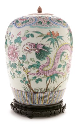 Lot 461 - Chinese famille rose jar