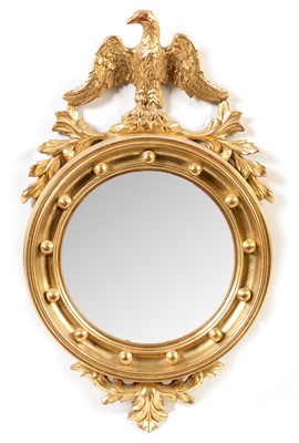 Lot 715 - Modern Regency style convex mirror