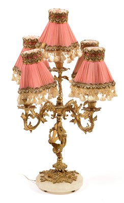 Lot 703 - 19th Century ormolu chandelier