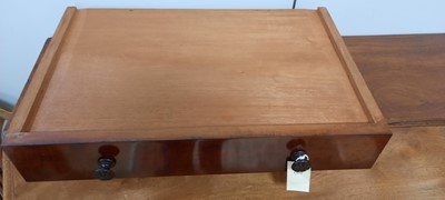 Lot 708 - 20th Century mahogany Wellington chest