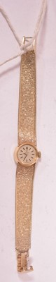 Lot 77 - 9ct yellow gold Omega cocktail watch