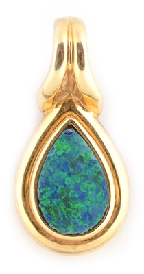Lot 188 - Opal doublet pendant