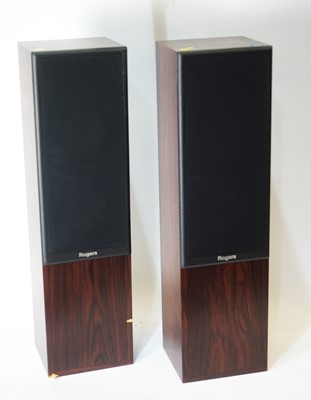 Lot 844 - pair Rogers LS55 floor standing speakers