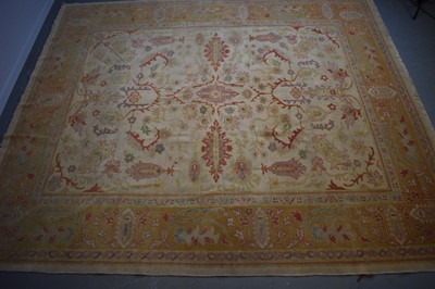 Lot 487 - A Zielger style carpet