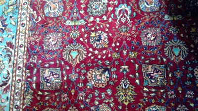 Lot 575 - A tabriz carpet
