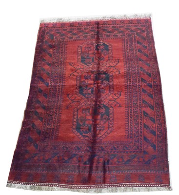 Lot 644 - Afghan rug