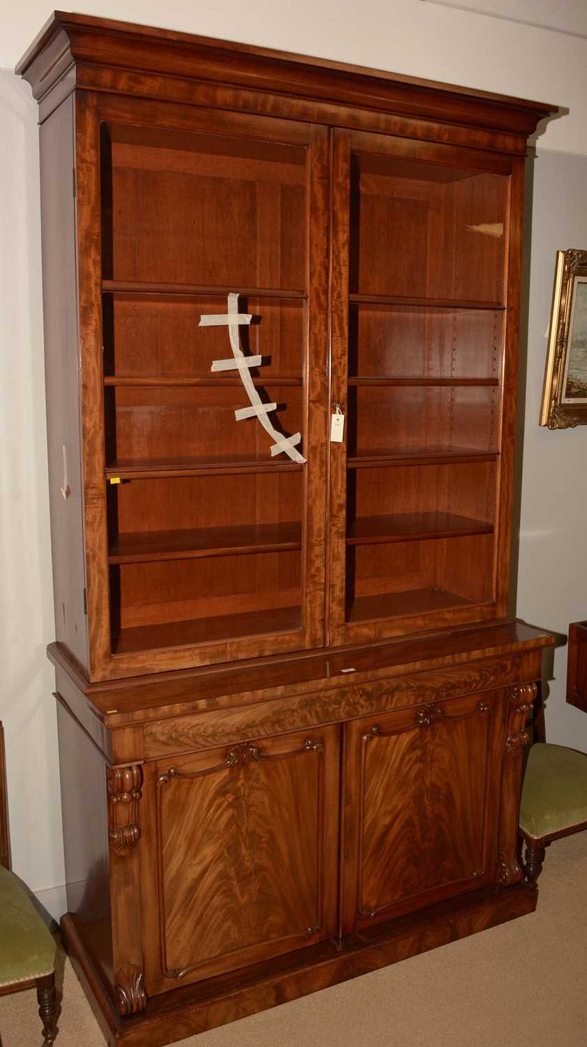 Lot 714 - Victorian mahogany bookcase