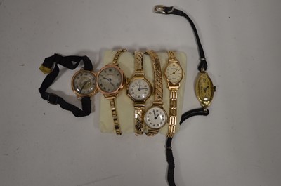 Lot 75 - Six cocktail watches