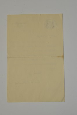 Lot 619 - Signed Winston Churchill letter and other letters for the purchase of a spitfire