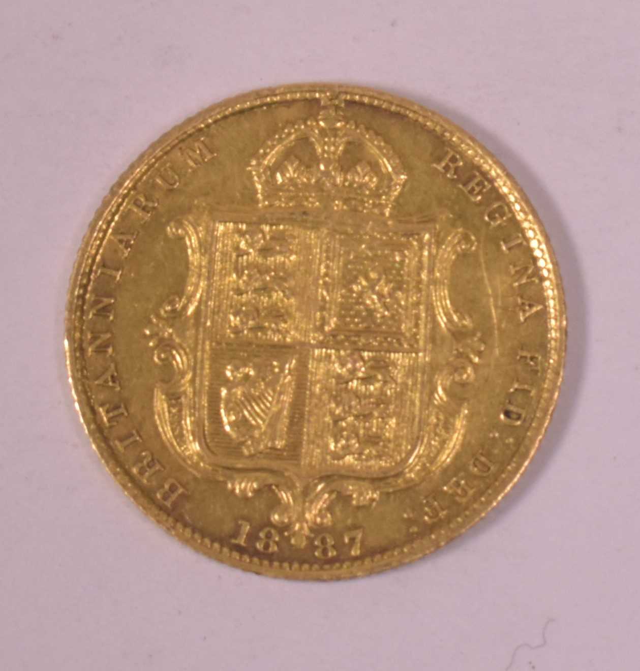 Lot 1 - Gold half sovereign