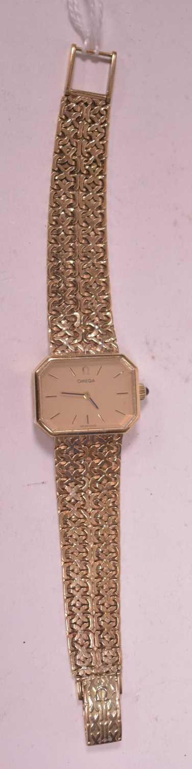 Lot 7 - Ladies gold Omega cocktail watch