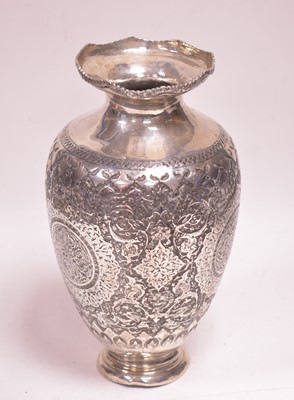 Lot 64 - An Indo-Persian silver vase