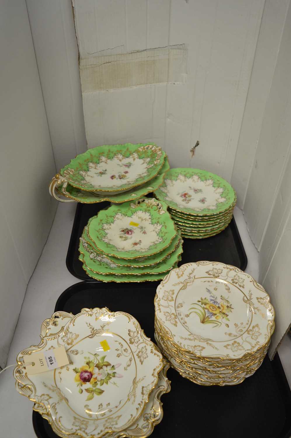 Lot 195 - Mixed Victorian plates