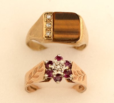 Lot 145 - Two rings