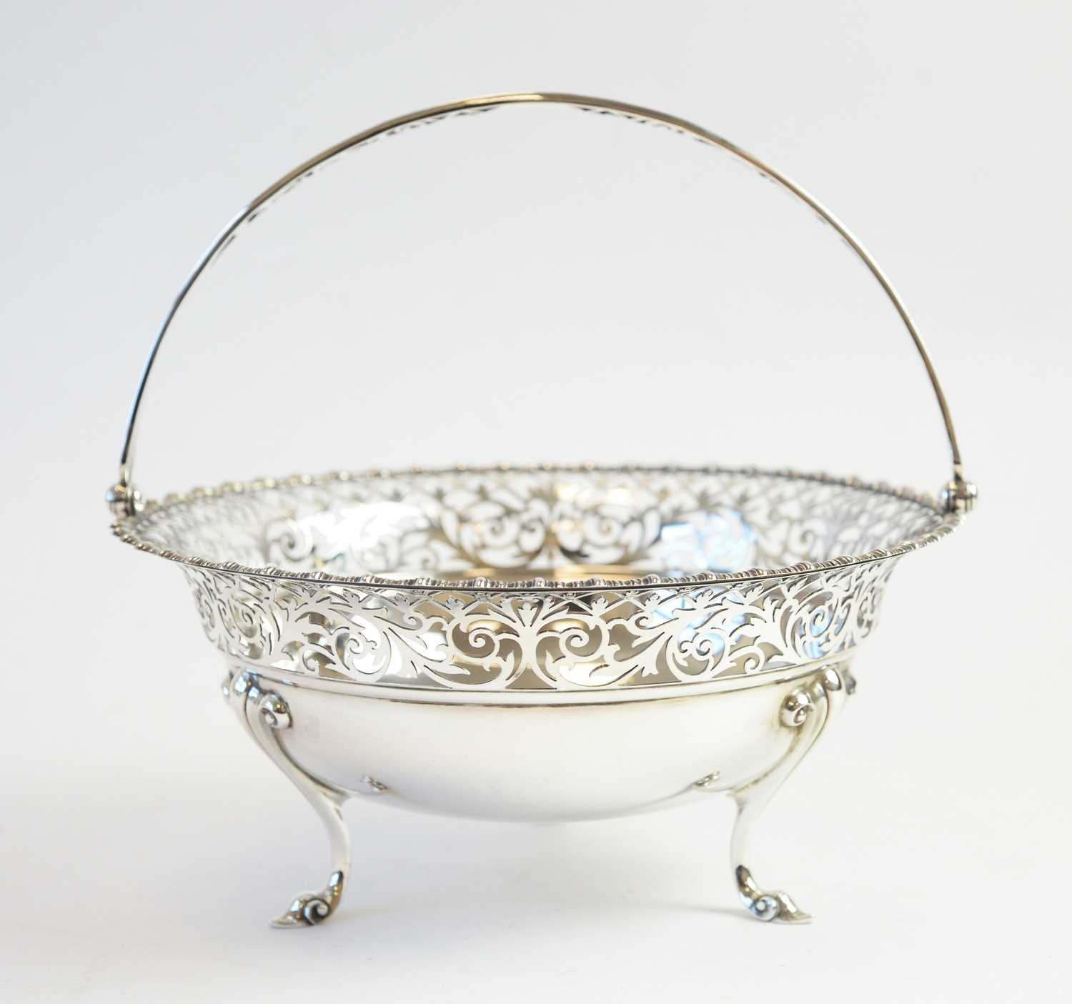 Lot 169 - Silver basket by James Dixon & Sons Ltd