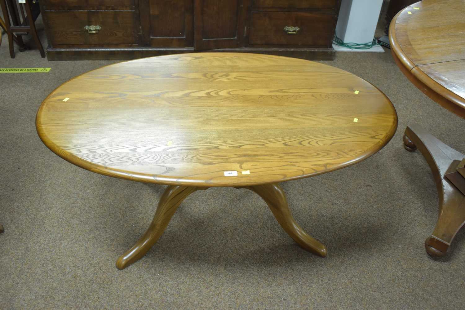 Lot 603 - Ercol 'Chester' elm coffee table