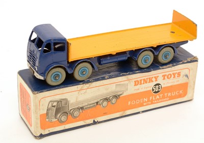 Lot 1244 - Dinky toys 503 foden flat truck and box