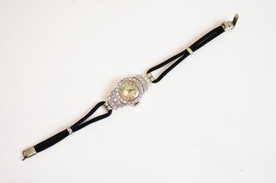 Lot 85 - Vertex diamond cocktail watch