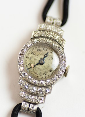 Lot 119 - Vertex diamond cocktail watch