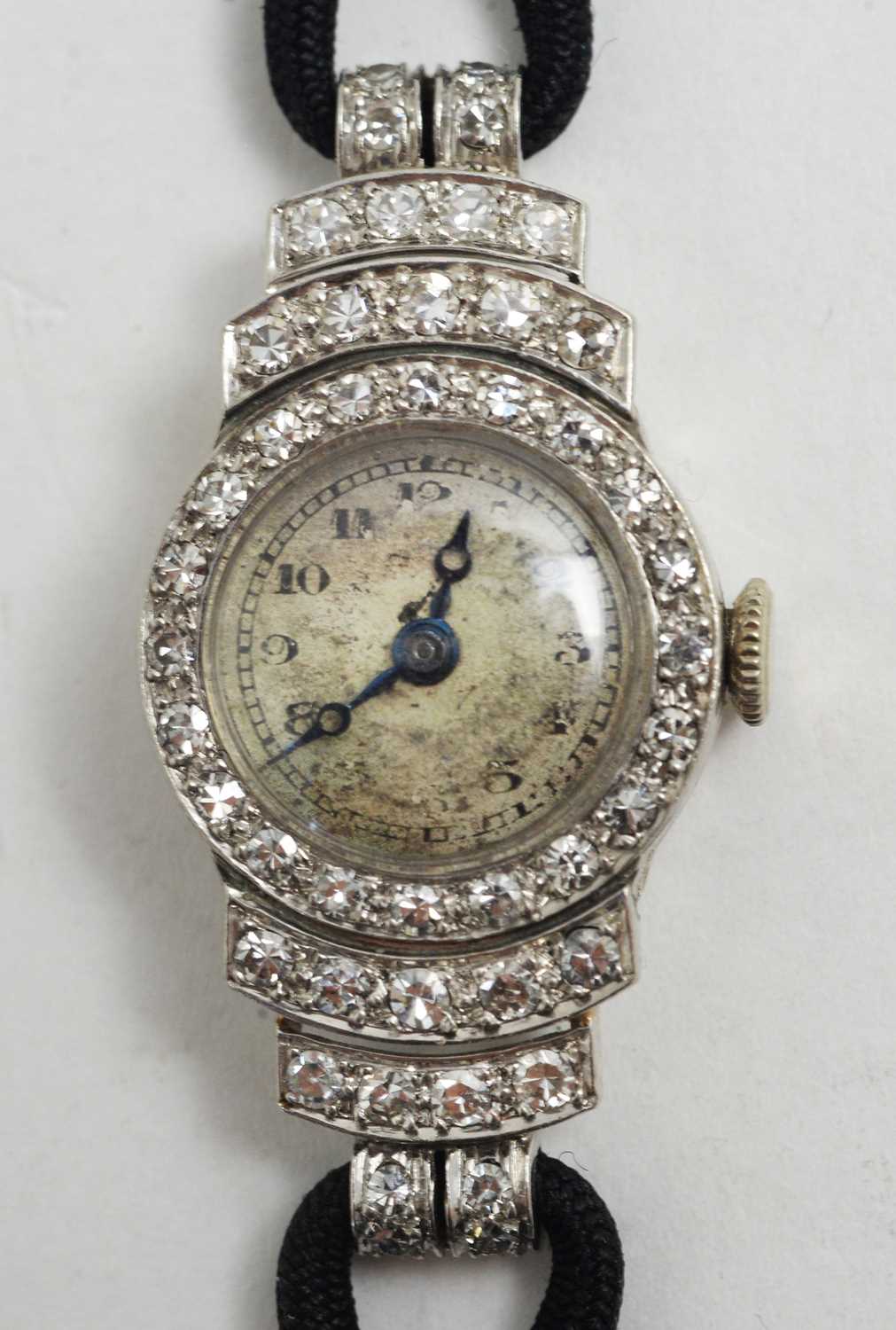 Lot 175 - Vertex diamond cocktail watch