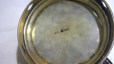 Lot 182 - A Russian cloisonne enamelled silver glass holder